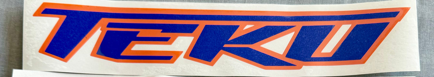 Teku (Blue/Orange) - 12 Inch Decal