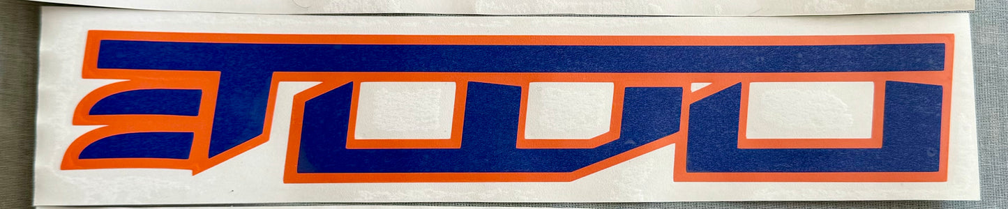 TWU (Blue/Orange) - 12 Inch Decal