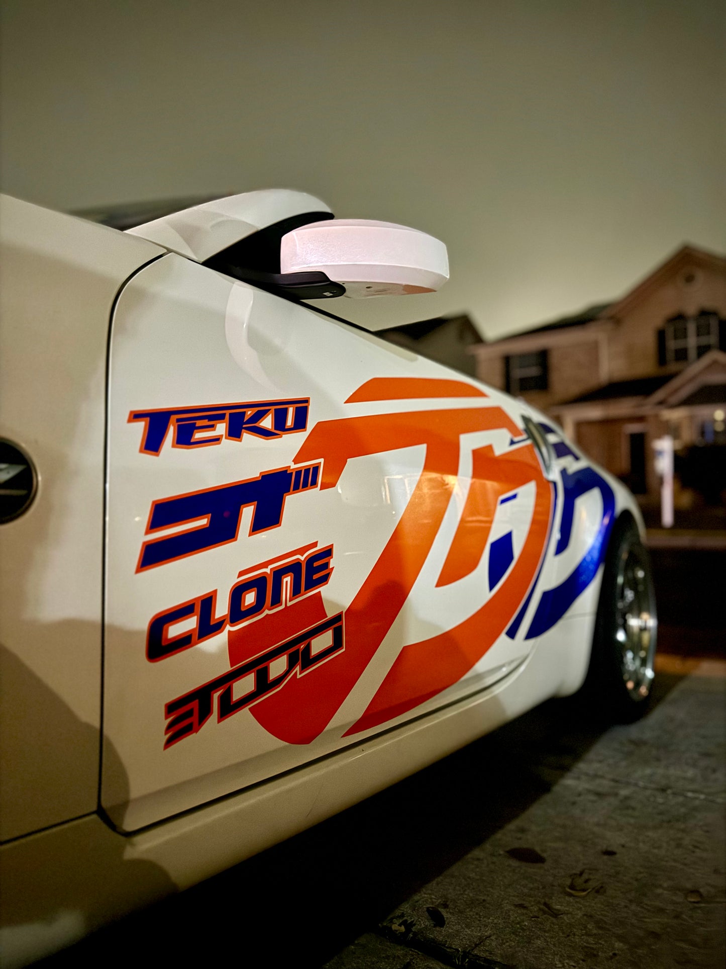 Teku (Blue/Orange) - 12 Inch Decal